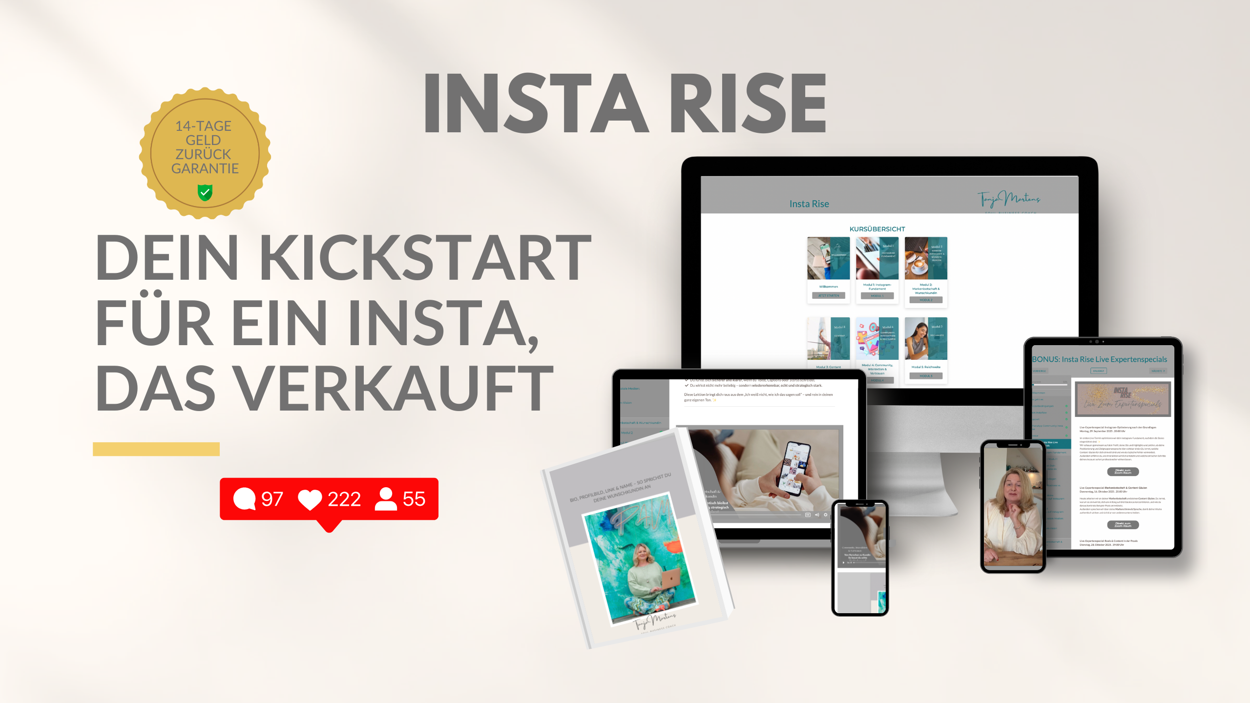 insta rise mock-up