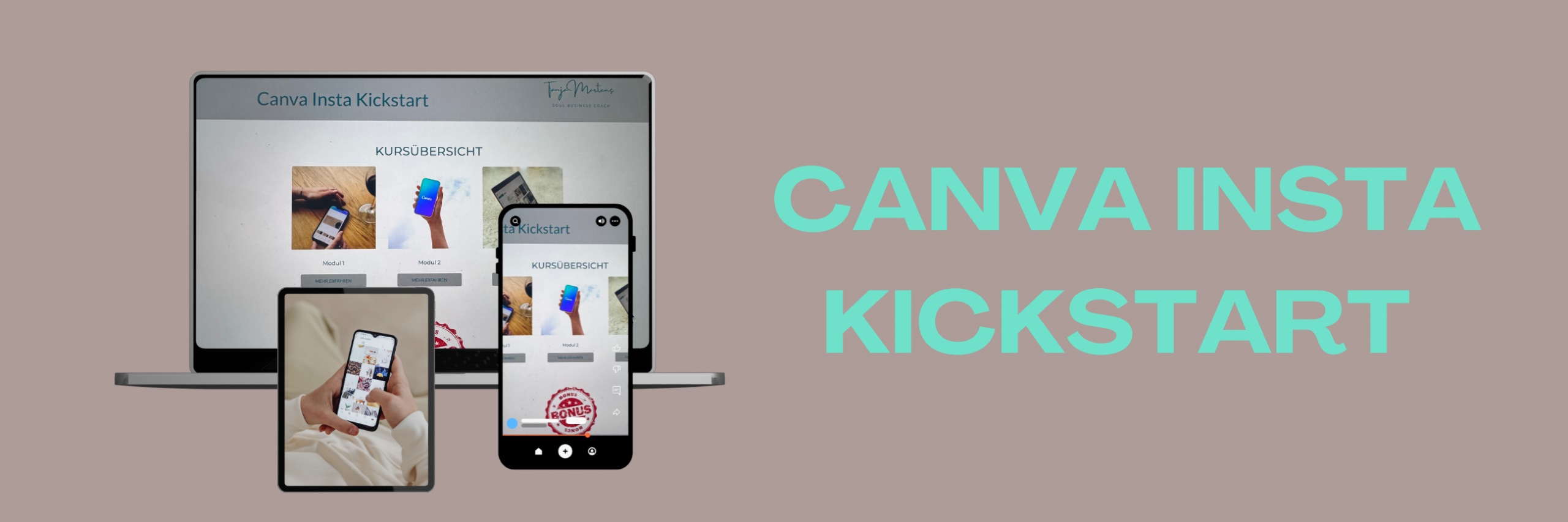 canva insta Kickstart banner landingpage