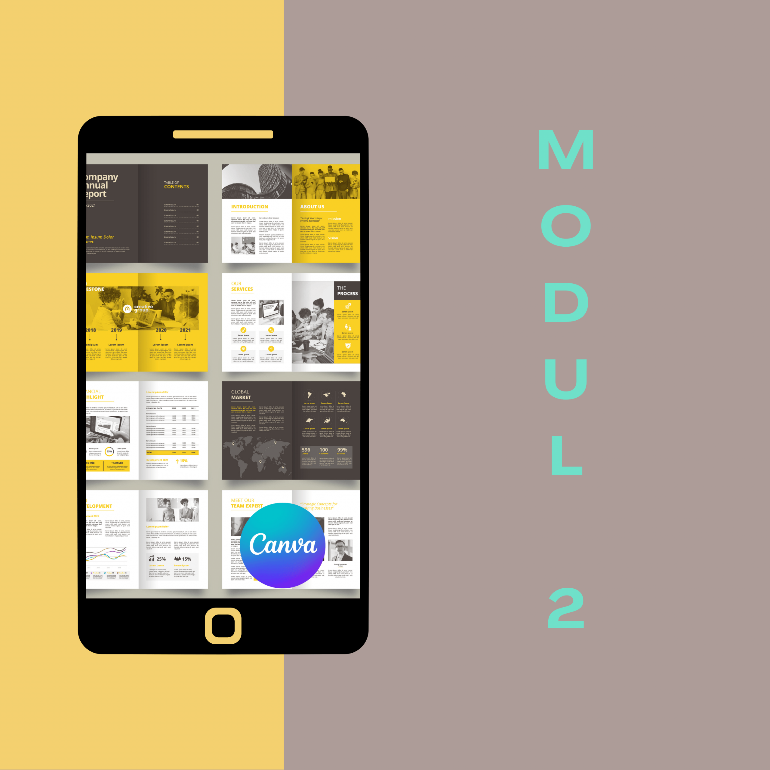 modul 2 canva insta